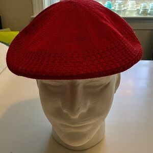 NWT KB ETHOS Red Knit Beret medium